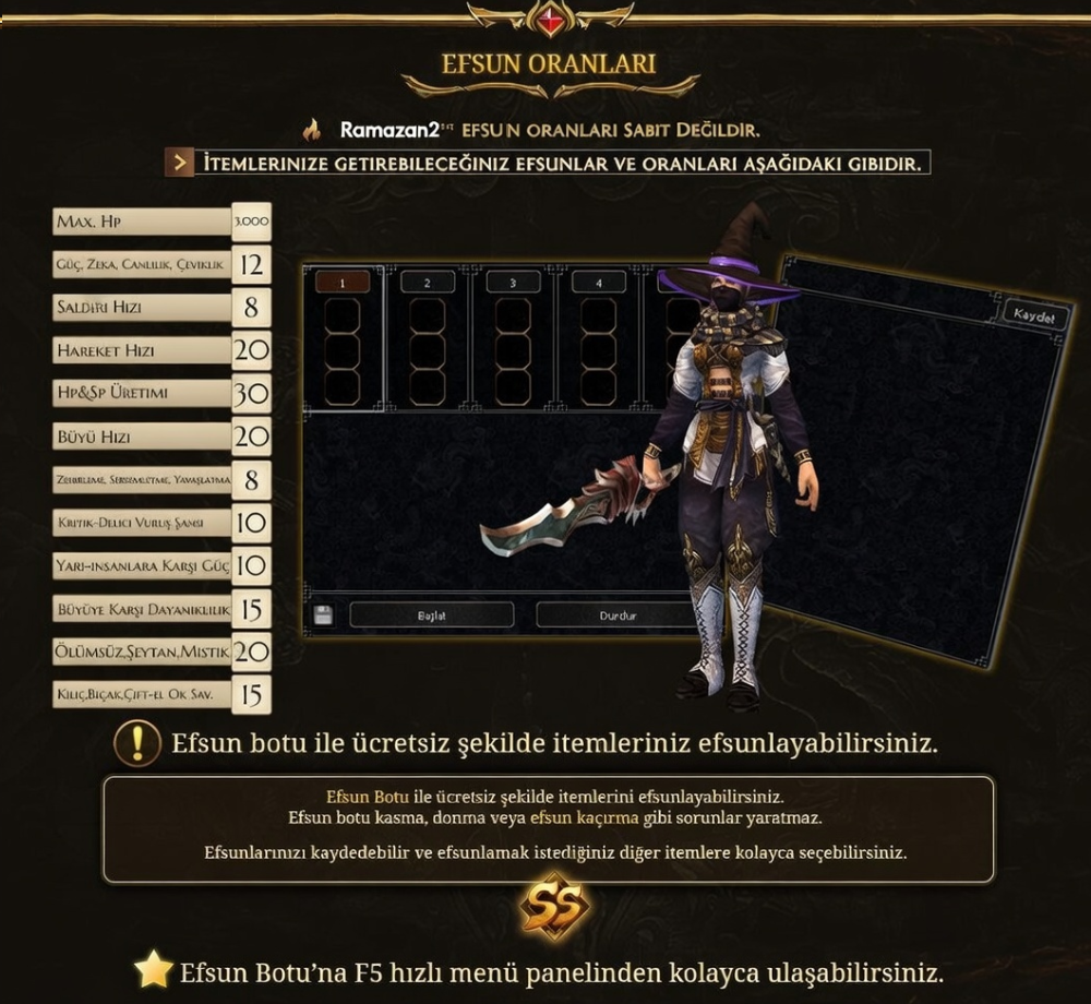 Ramazan2, Ramazan2 pvp